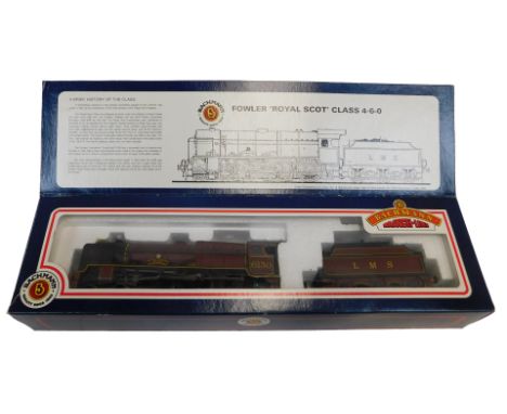 A Bachmann Branchline OO gauge Royal Scot Class locomotive The West Yorkshire Regiment, 4-6-0, 6130, LMS maroon livery, with 