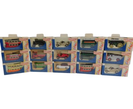 Lledo Days Gone boxed diecast, including DG017027 AEC Regal South Down, DG012024 Dennis fire engine London Fire Brigade, DG10