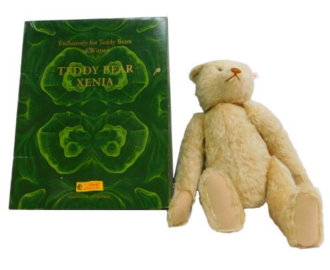 A Steiff Teddy Bear Xenia, mohair light blonde, 43cm tall, limited edition of 1500 produced exclusively for Teddy Bears of Wh