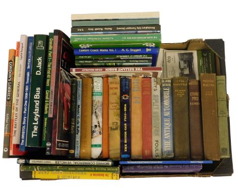 Books. Motoring and public transport interest, including Birkin (Sir Henry) Full Throttle, Davis (SCH) Motor Racing, Crawley 