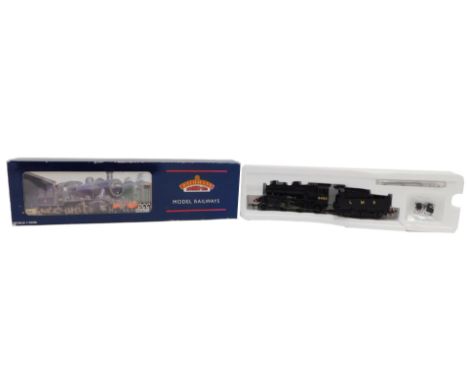 A Bachmann Branchline OO gauge Ivatt class 2 locomotive, 2-6-0, 6402, in LMS lined black, 32-830, boxed. 