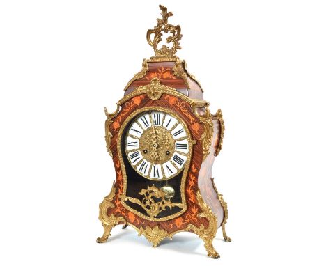 Louis XIV Style  8-day Mantel Clock by Franz Hermle  8-day German spring-driven movement engraved 'Franz Hermle' and numbered