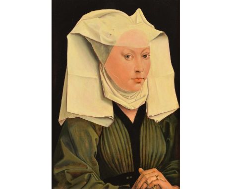 Arthur Rowlands (British 1904-2000) "Portrait of a Woman" after Rogier van der Weyden and "A Woman" after Robert Campin Signe