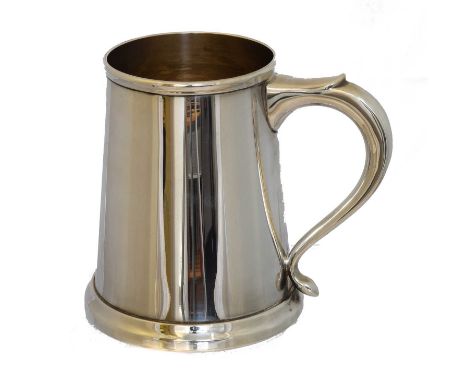 An Elizabeth II silver tankard, An Elizabeth II silver tankard, Harrison Brothers &amp; Howson Ltd, London, 2015, height 12.2