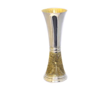 An Elizabeth II commemorative silver and silver gilt 'The Westminster Cathedral Goblet', An Elizabeth II commemorative silver