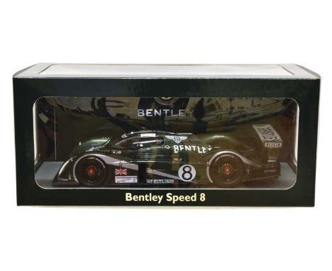 1:18 Scale Model of a Bentley Speed 8 by AutoArt  From Le Mans 2003, number 8.