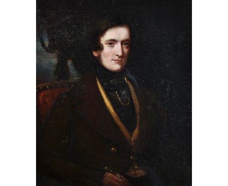 B... Herald (19th Century) British. A Portrait of John Julius Birch (May 10th, 1817- Feb 14th 1840), Oil on Canvas, Signed an