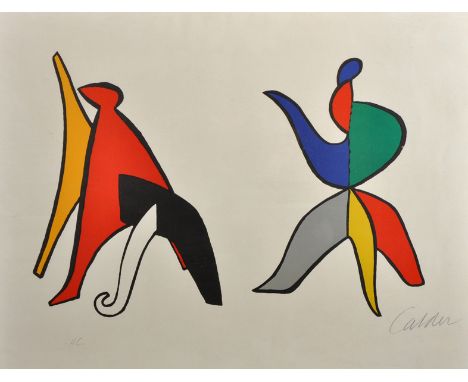 Alexander Calder (1898-1976) American. "Untitled", (c.1970), Lithograph in Colours, Signed and Inscribed 'H.C.' in Pencil, an