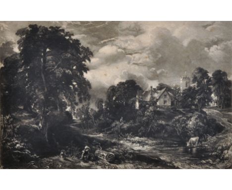 After John Constable (1776-1837) British. 'The Glebe Farm', Mezzotint, Unframed, 5.75" x 8.75", and five others by the same h