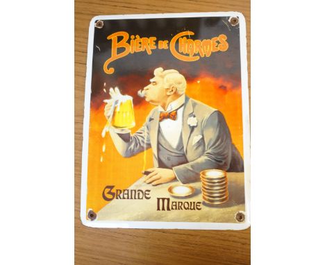 Enamel sign Biere De Charmes Grande Marque 