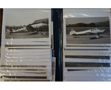 Small Slip Album Light Aircraft Photos Approx 20 Professional Photographs 
