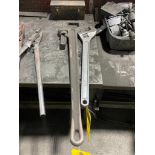 36" PIPE WRENCH & TRUECRAFT CRESCENT WRENCH