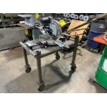 ADMIRAL 12" BEVEL SLIDING COMPOUND MITER SAW ON CART