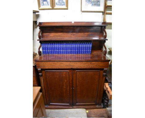A mid 19th century mahogany chiffonier,&nbsp;109cm wide. 