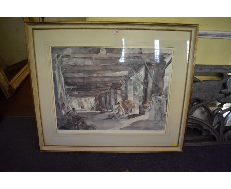 Sir William Russell Flint,&nbsp;a collection of four colour prints, one signed in pencil, the remainder numbered, largest I.5