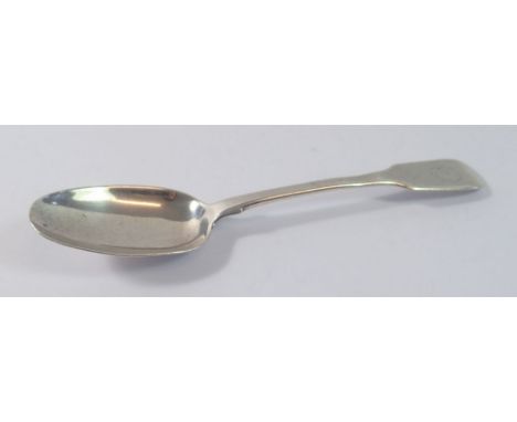 A Paul Storr silver fiddle pattern teaspoon, London 1819, 20.4g, 13.5cm long 