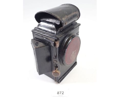 A 19th century railway lantern by J &amp; R Oldfield, Birmingham 