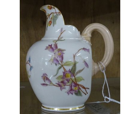 A Royal Worcester flat back jug.