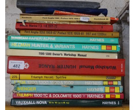 Vintage Haynes car manuals