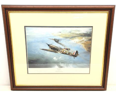 'First Combat' from The Battle of Britain Aces Collection, Don Kingaby flying a 266 Sqn. Spitfire severely damages a Ju88 ove