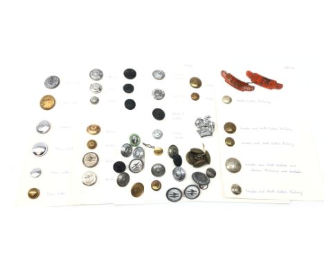 BR North Eastern Ticket Collectors totem cap badge and a similar British Railway badge, both by J.R.Gaunt, a North East Railw