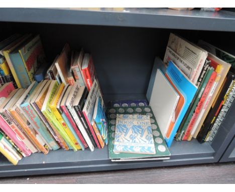 A shelf of mixed vintage children books