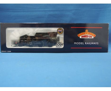 A Bachmann 00 gauge 2-6-0 loco and tender, boxed 32-952