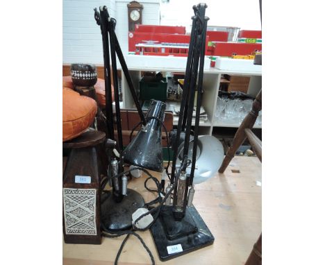 Two vintage angle poise lamps