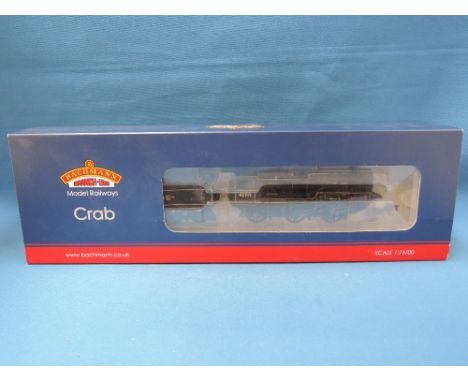 A Bachmann 00 gauge 2-6-0 loco and tender, Crab class boxed 32-180