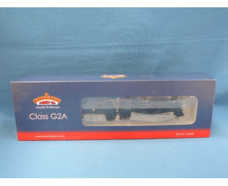 A Bachmann 00 gauge 0-8-0 loco and tender, boxed 31-475
