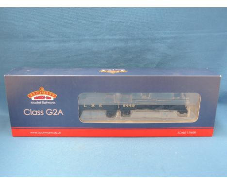 A Bachmann 00 gauge 0-8-0 loco and tender, boxed 31-476