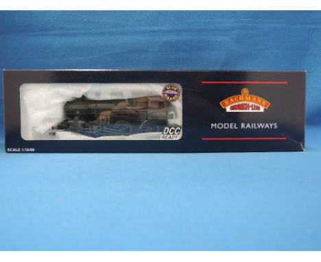 A Bachmann 00 gauge 2-6-0 loco and tender, boxed 32-575k