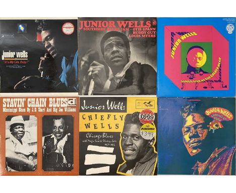 BLUES COMPILATIONS - LP COLLECTION. A collection of 40 x LPs. Artists/ Titles include Junior Wells - Sings Live At The Golden