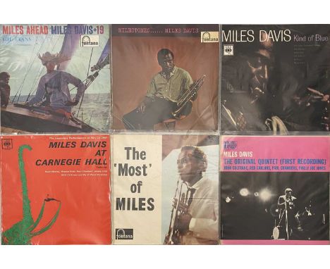 MILES DAVIS - LP COLLECTION. Another collection of 24 (mostly) LPs by Miles Davis. Titles include Kind Of Blue (62066, Ex/ VG
