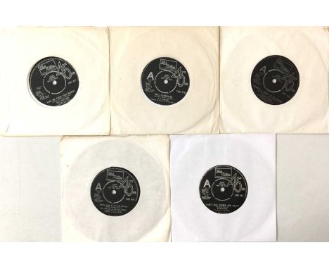 UK TAMLA MOTOWN 7" DEMO PACK. A pack of x5 UK Tamla Motown black demos. Titles are Isley Brothers - Tell me it's Just a Rumou