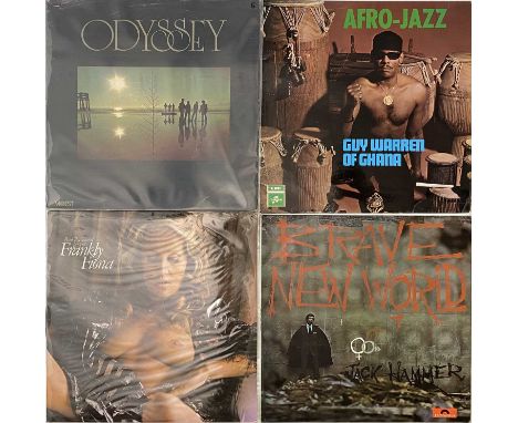 JAZZ / SOUL - LP RARITIES. A pack of 4 x LPs. Artists/ Titles are Guy Warren Of Ghana - Afro-Jazz (SCX 6340, VG/VG), Odyssey 