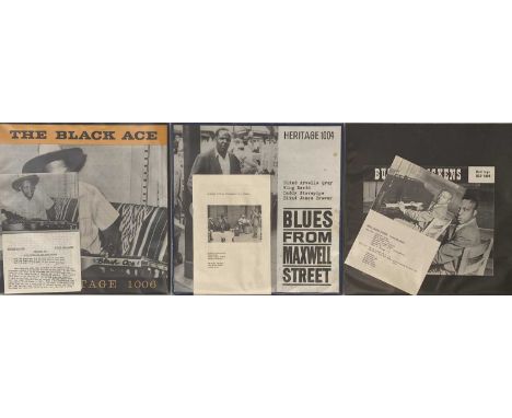 BLUES - THREE LPS FROM THE LIMITED EDITION HERITAGE SERIES. To include three original LPs from the limited edition Heritage s