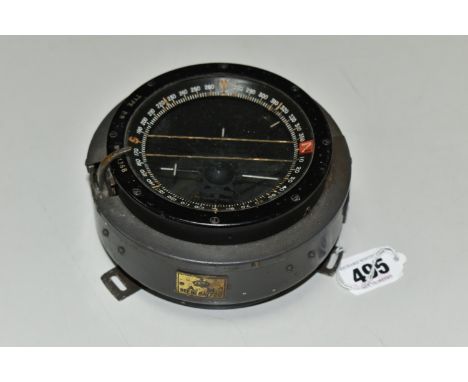 AN AIR MINISTRY TYPE P8 COMPASS, No.1111363B, brass A.M. plaque to side Ref. No.6A/726, diameter approx. 14cm