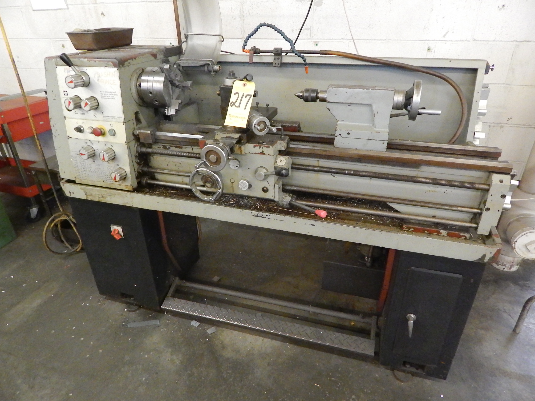 DashinPrince Tool Room Lathe, /SN 6060, 13" X 40" Cap., Gap Bed, Inch