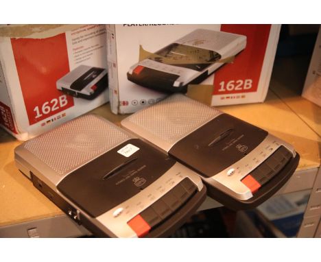 2 x GPO cassette player / recorder; GPO162B; boxed; In working order. Not available for in-house P&amp;P 
