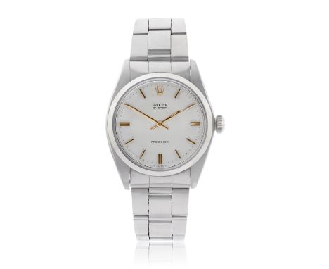 Rolex. A stainless steel manual wind bracelet watch  Oyster Precision, Ref: 6426, Serial number 3175799, Circa 1972 Manual wi