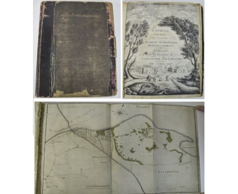 A Survey With Maps Folio Volume John Trafford Esq, Surveyed By William Bennet 1782. Documentary Ledger dated For 1782, Title 