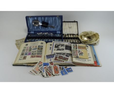 Collection Of Low Value Coins Together With A Mixed Lot Of Ephemera (Stamp Book, Odd Football Programmes)1934 News Of The Wor