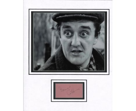 Bernard Cribbins signed autograph presentation. High quality professionally mounted 17 x 11 inch overall sized display. 3D do