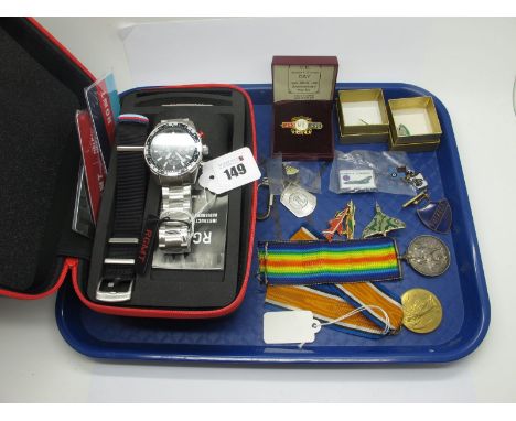 RGMT; In Support of Help For Heroes Limited Edition (217/300) Gent's Wristwatch, (appears unworn) the signed dial with block 