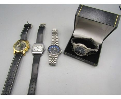 4 watches- Sekonda, Accurist, Timex and one other