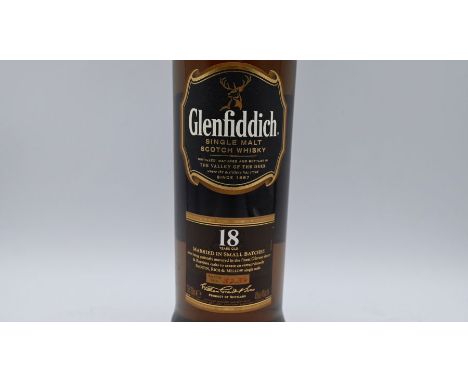 18 Year Old Glenfiddich Single Malt Scotch Whisky Batch No. 3234 70cl