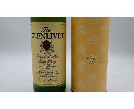 12 Year Old Glenlivet Pure Single Malt Scotch Whisky