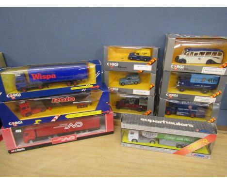 10 Corgi diecast boxed vehicles