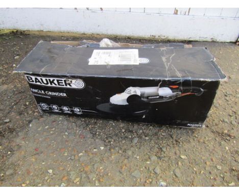 Unused Bauker angle grinder 